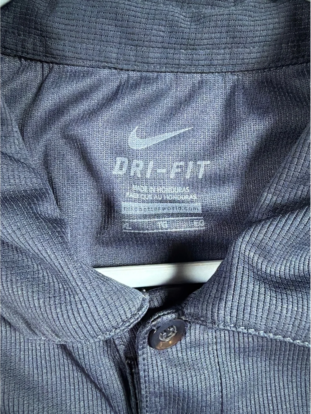XL - Men - Nike Dri-FIT Polo Shirt Navy Blue
